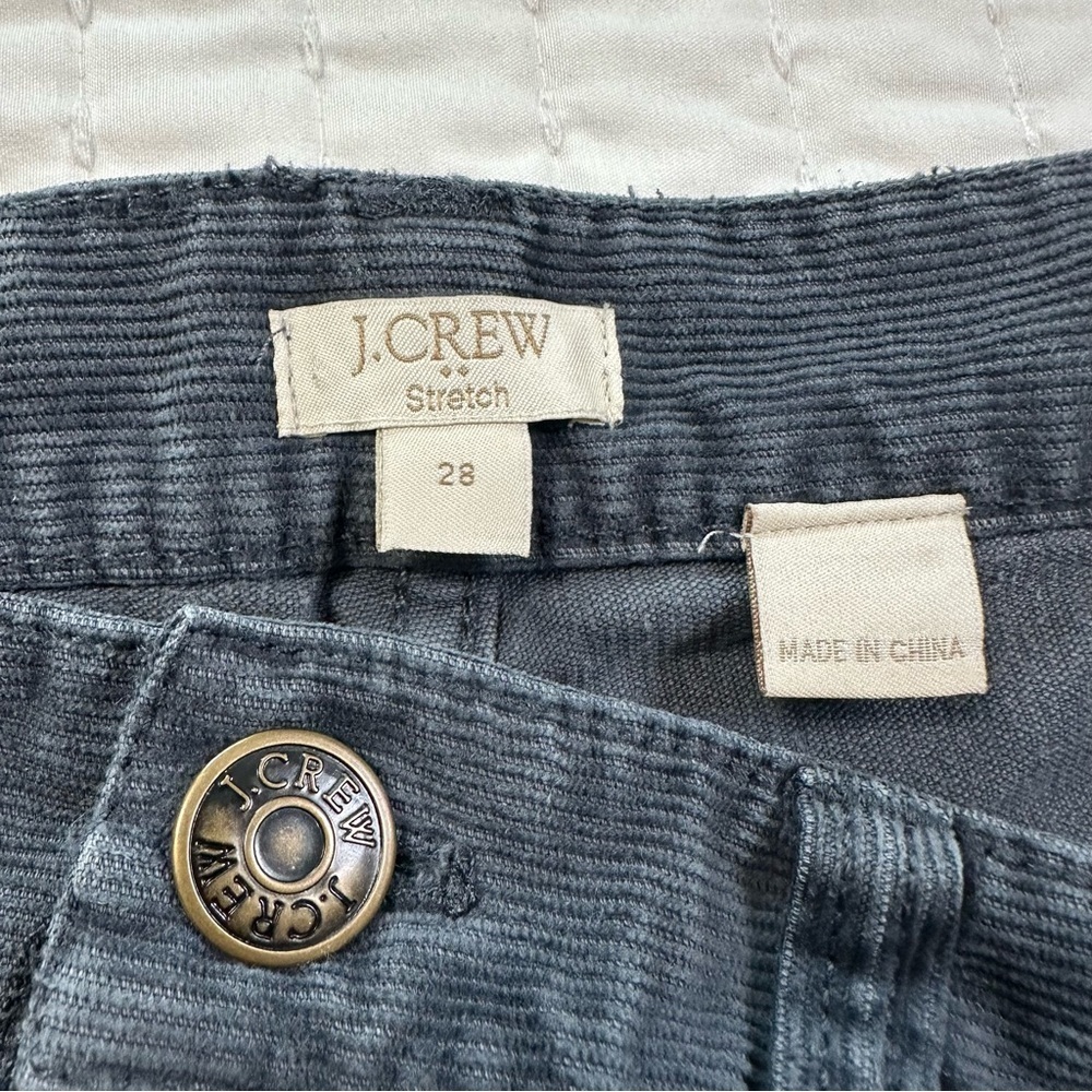 J. Crew Women's Straight Leg Jeans  Stretch in Dark Gray - Picture 11 of 11